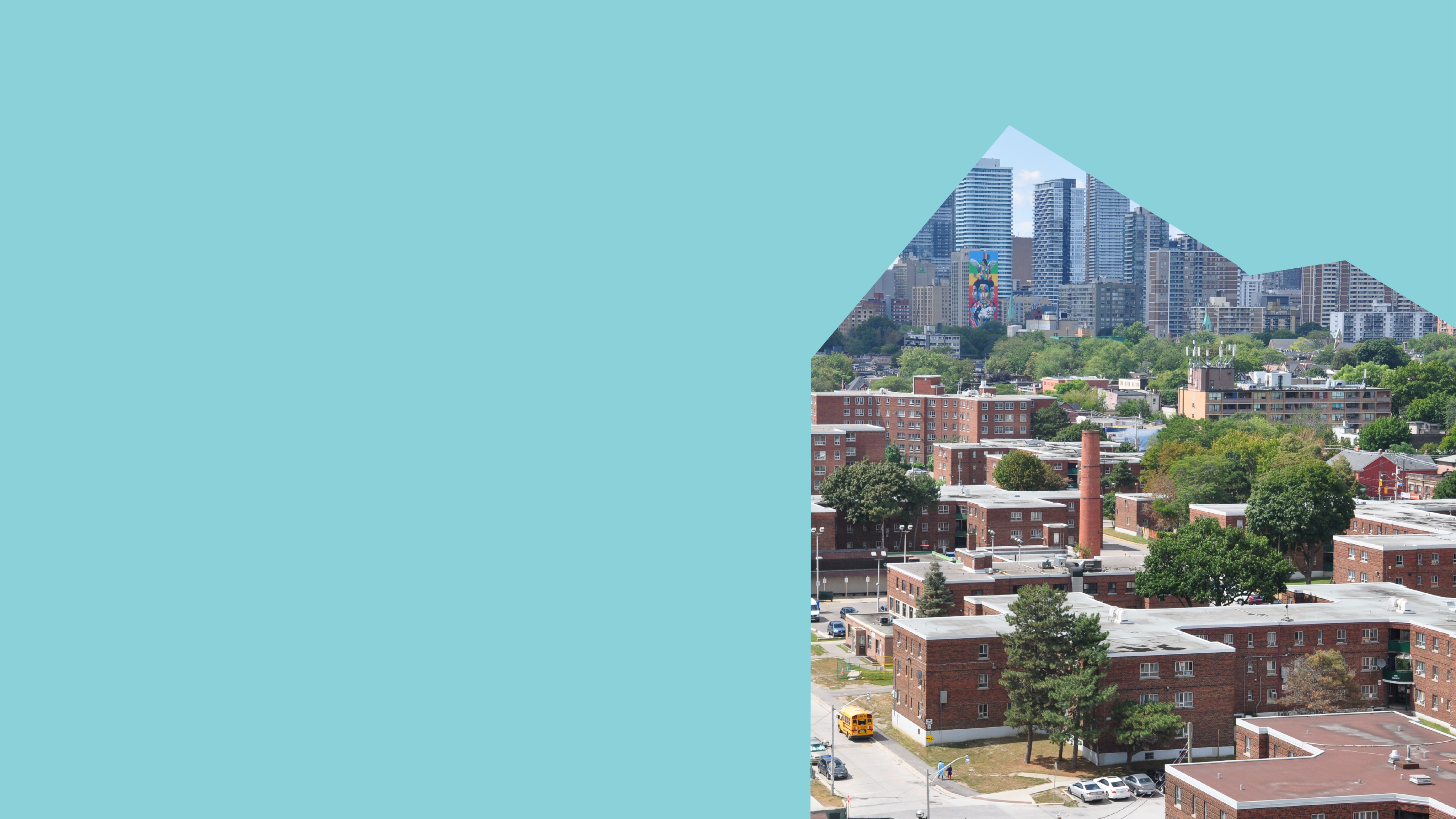 Aerial view of Regent Park.